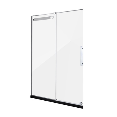 Square Tempered Glass Shower Doors Frameless / Framed Aluminium Alloy Material